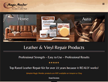 Tablet Screenshot of leatherrepairkits.com